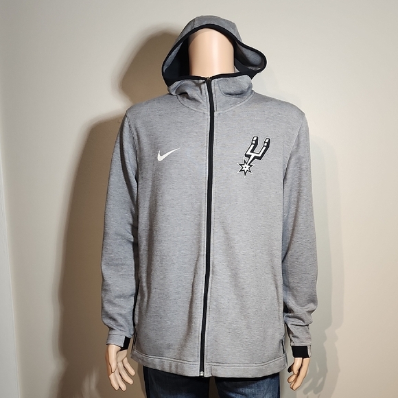 Nike Gray Hooded Men's Jacket - Picture 1 of 10